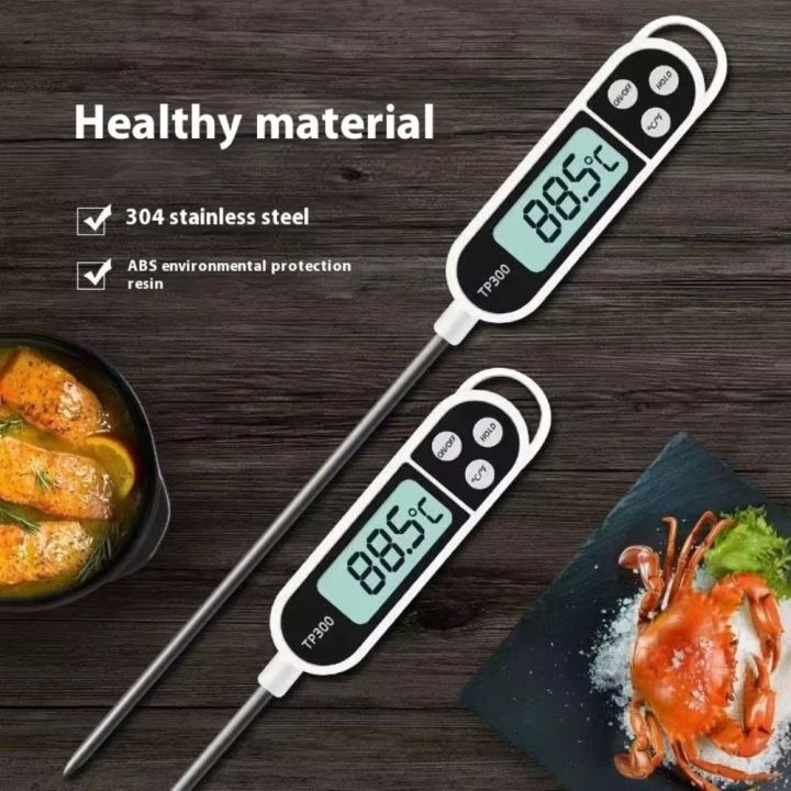 STARKEEPER Đầu dò dài bằng thép không gỉ Nhiệt kế thực phẩm thăm dò ...