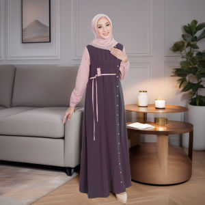 BAJU GAMIS WANITA REMAJA DAILY OUTFIT SEPLY MEYRA 151 PURPLE