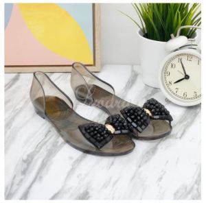 Terlaris Sepatu Jelly Lyodra Summer Flat Jelly Shoes Import LDR202 Real Pict