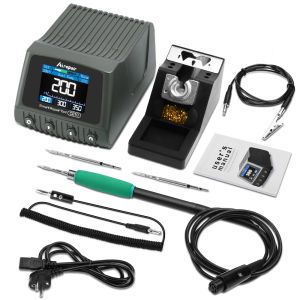 diymore Airepair 210 Digital Display Soldering Iron Station Kit 2 Seconds Fast Heating up 450℃ 3 Temperature Storage °C/ºF Conversion Auto Sleep & Ca