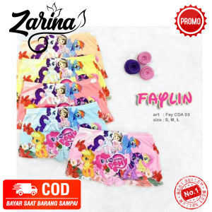 KLINTU - PROMO 6 PCS Dan 3 Pcs CELANA DALAM BOXER ANAK PEREMPUAN FAYLIN / CELANA BOXER ANAK ISI 6 PCS DAN 3 PCS BAHAN HALUS / FASHION ANAK PEREMPUAN / PAKAIAN DALAM KARTUN / CELANA DALAM MOTIF FROZEN MOTIF KUDA PONY MOTIF RANDOM / BISA BAYAR DI TEMPAT