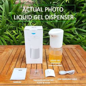High Quality 400ml Rechargeable and Waterproof Liquid Gel Dispenser