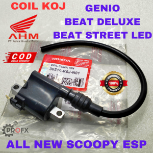 KOIL COIL KOJ HONDA BEAT SCOOPY VARIO SONIC SUPRA FI CB150R GENIO POP KUALITAS ORIGINAL ASLI AHM