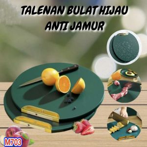 Talenan Bulat Anti Jamur 2in1 Alas Tatakan Pemotong