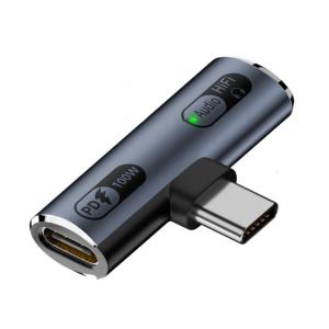 Bộ chuyển đổi di động Phổ Quát Cho Điện Thoại Máy Tính Bảng USB C Để Headphone & Loại C Bộ chuyển đổi sạc 2 Trong 1 Adapter