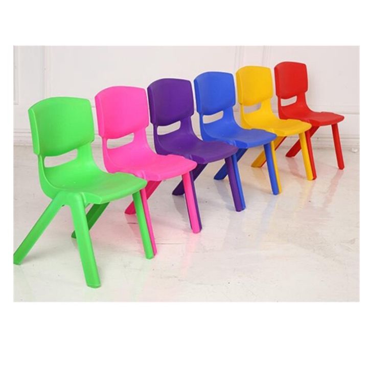 Kindergarten Kids Study Chair 28cm Seat Height EXTRA Large Colorful Children Chairs / Kerusi