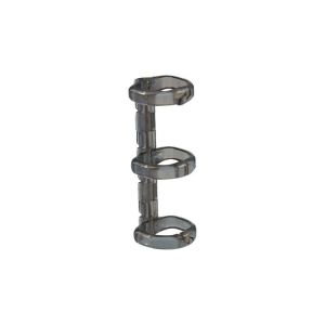 SIERWU Nhựa Vòng gáy 3 lỗ Có thể tháo rời Trong suốt Nhẫn lá rời Đa chức năng 3 lỗ Vòng gáy sách Phụ kiện làm scrapbook tự làm