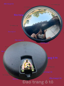 Gương 625 cầu xe ô tô 24cm lắp cho các loại xe ô tô đông phong xe tải nặng