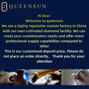  Queensun 1.4 Carats 18K gold Lab Grown Diamond clover pendant  necklace womens explosive sparkling collarbone chain birthday gift四叶草多戴项链 minimalist Custom necklace 18k gold jewellery Gift pendant with chai gold pendant Necklace set white gold chain，lu