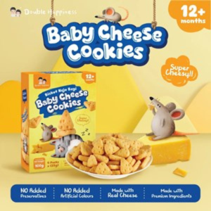 DOUBLE HAPPINESS Snack Baby Food Snek Bayi Tanpa Gula Tambahan