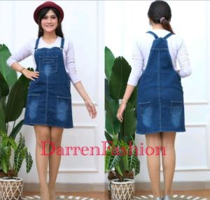 Vian Overall - Jumpsuit Jeans - Overall Jeans Terbaru - Overall Rok Pendek - Rok Kodok - Baju Kodok Cewek - Jumpsuit Jeans Korea Style - overall wanita terbaru 2021 kekinian viral