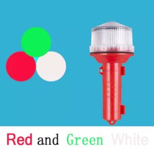 Solar Charging LED Warning Signal Light Portable IP65 Waterproof Strobe Safety Beacon Flashing LED Emergency Signal Lamp for Road Construction Vehicle Outdoor Traffic Safety Use
