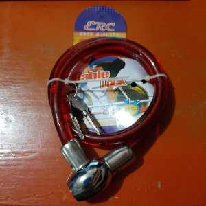 Tali Pengaman Motor dan Sepeda Kabel Lock Anti Maling Model Kunci Untuk Motor Dan Sepeda