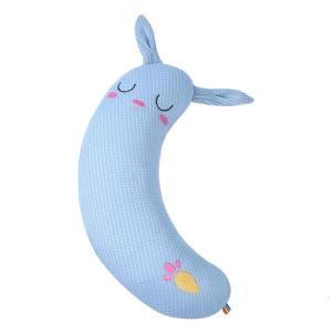 Cute Newborns Moon Shape Pillow for Soothing Baby Sleep Toy to Prevent Startle Hugging Cushion for Peaceful Sleep