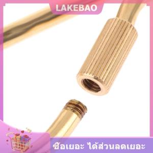【LAKEBAO】 13รูปแบบให้เลือกพวงกุญแจทองเหลืองล็อคสกรูห่วงคาราบิเนอร์สำหรับตั้งแคมป์ตะขอเกี่ยวพวงกุญแจแบบเรียบง่ายสำหรับผู้ชายและผู้หญิง