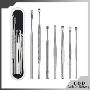 Korek Kuping Pembersih Telinga Ear Wak Picker Stainless Steel Isi 7 Pcs - JC7