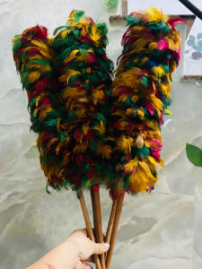 Chổi Lông Gà Mỹ Nhiều Màu Loại lớn 65 cm lông mềm mại giá rẻ - Giao nhanh 24 h