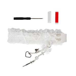 Ergonomic Keyboard Strap Fashionable Lace Fabric Adhesive Strap Rope Easy To Attach And Detach For Comfortable Carrying