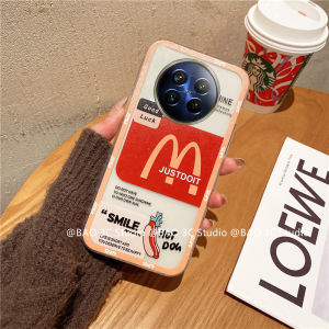 Ins Casing Realme 12X Realme12X 12x C51s C65 4G 5G New Cartoon Creative Labels Illustration Phone Case Fashion Anti-drop Silicone Soft Back Cover 2024