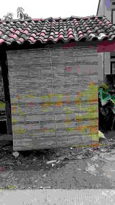 Tirai bambu polos gulung kere bambu Tirai gulung wide bambu kere gulung Tirai polos free paku taliii