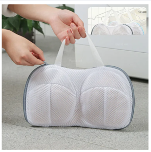 MH Anti deformation Bra Mesh Laundry Bag Brassiere Cleaning Net Travel Protection Storage Bag