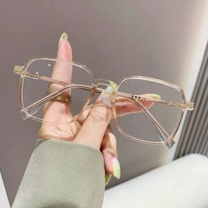 Kacamata Anti Radiasi Gaya Wanita Lensa Square Kacamata Bingkai