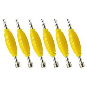 INVADER 1/6Pcs Nut Driver Fingerboard Screwdriver Mini Finger Board Accessory Finger Skateboard Screwdriver Durable for Teens Adults Screw Driver