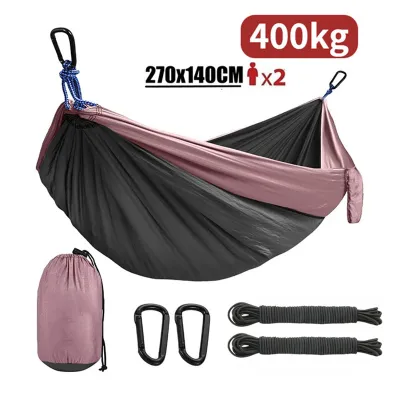 Hammock Outdoor Travel Leisure Cotton Camping Hammocks Duyan Anti-Rollover Thickening Hammock