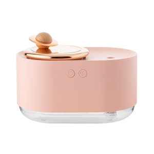 Electric Ultrasonic Air Humidifier Colored LED Light Purifier Heavy Fog Aroma Diffuser for Home Office Desktop