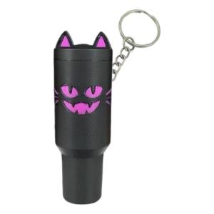 Portable Mini Cup Keychain Holder For Lipsticks Keys Compact Design With Secure Snap Closure