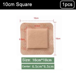 Silicone Foam Dressing สำหรับบัตต็อกผู้สูงอายุบาดแผลโพลียูรีเทน Bedsore Patch Press