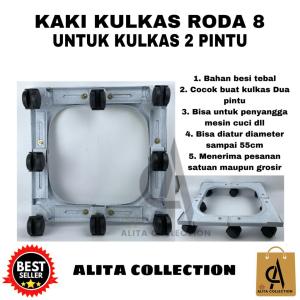 KAKI KULKAS UNTUK PINTU 2 RODA 8 WARNA RANDOM HARGA MURAH BARANG BERKUALITAS BAHAN BESI TEBAL BISA BONGKAR PASANG
