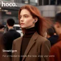 【By HOCO Original Genuine】Hoco 100% Original EQ5 TWS Wireless Earbuds Bluetooth 5.3 Noise Cancellation Energy true wireless ANC+ENC noise HIFI Stereo Built-In Microphone IPX5 Waterproof Office Break headphones. 