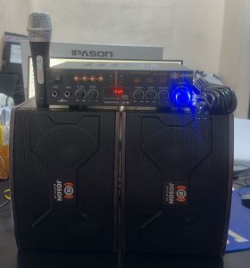 JOSON JS-6000 6 Inches Micro Component System (Amplifier + Speakers)set 300Watts Can Use Audio Karaoke Bluetooth Remote Control