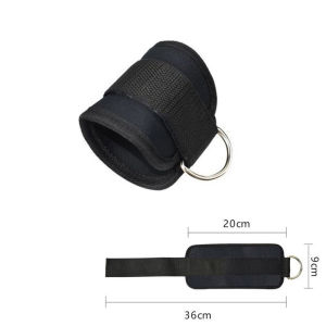Fitness Adjustable D Ring Ankle Straps Foot Support Ankle Protector Gym Leg Pulley With Buckl Adjustable / Comfort fit Men Women Leg Workout Strap