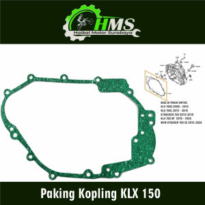 Paking Kopling KLX 150 - Packing Gasket Block Blok Bak Samping Kopleng Kupling Crankcase Rengkes