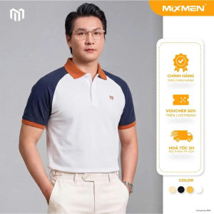 Áo Polo Nam Mixmen HCM M-601 vải cá sấu cotton interlock xuất xịn chuẩn form nam tính thanh lịch cao cấp Big Size
