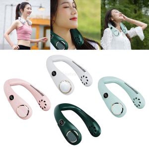 Siêu Phẩm Hè 2023 Quạt Đeo Cổ USB Mini Tích Điện Không Cánh Tiện Lợi Thời Trang Dáng Thể Thao