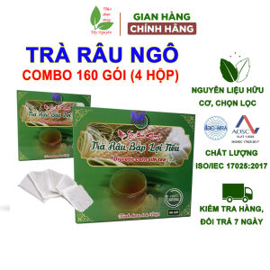 160 gói trà túi lọc râu ngô lợi tiểu Bảo Khang trà râu ngô rau má giúp tan sỏi thận lợi tiểu tiểu đêm tiểu buốt