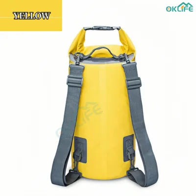 [OKLIFE. SG]Waterproof bag PVC waterproof bag Swimming beach rafting bag Camouflage Waterproof bucket bag Backpack