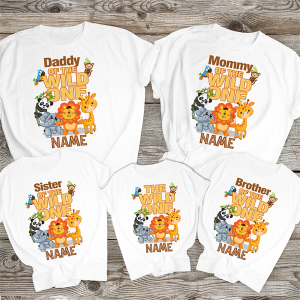 Jungle Safari Personalized Shirt For Kids and Family High Quality