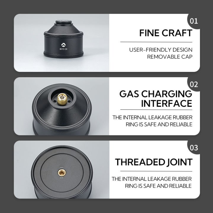 CAMPINGMOON%20TC-28%20Refillable%20Butane%20Gas%20Tank%20Portable%20Ultralight%20Pocket%20Tank%20OD%20Type%20Gas%20Lantern%20Stove%20Lamp%20Torch%20Burner%20Threaded%20Screw%20Type%20Canister%20Lindal%20Valve%20Fuel%20Aluminum%20Alloy%20Original%20Camping%20Moon%20-%20Image%202