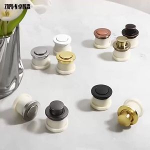 [SG Seller]Zinc Alloy Invisible Rotating Flush Pull Handle Recessed Concealed Knob for Tatami Bed Cabinet Drawer Wardrobe