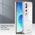 Cho Vivo V40 5G/Vivo V40 Pro 5G vỏ điện thoại Sang Trọng 6D Eletroplated Cover Quay Lại silicon mềm Đơn Giản Sáng Bóng Vỏ Nz34. 