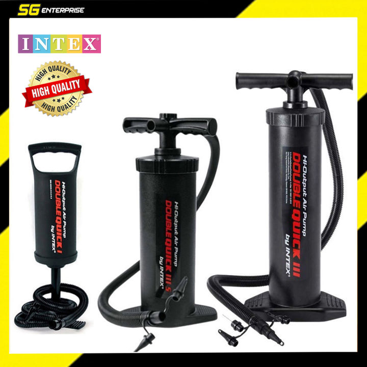 Intex Double Quick III Hand Air Pump for Inflatable Swimming Pool