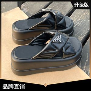 Free Shipping WomenS Outdoor Slippers Fire-Resistant New Style Fashionable Casual Summer Trendy Small Fragrance Style Thick-Soled Beach Shoes