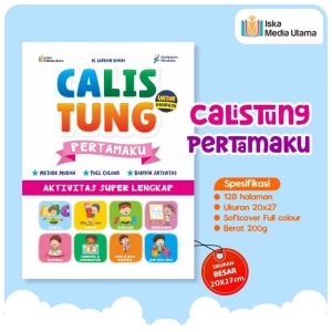 buku CALISTUNG Pertamaku baca tulis hitung aktivitas superlengkap untuk paud tk dan balita