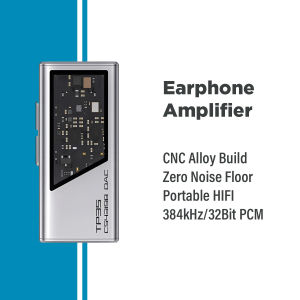 EPZ TP35 Portable DAC & Earphone Amplifier – Hi-Fi Audio with C43198x2 Chip 384kHz/32Bit PCM DSD256 Support Low Noise & CNC Alloy Build
