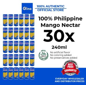 30x Gina Mango Nectar Juice 240mL (30 Cans)