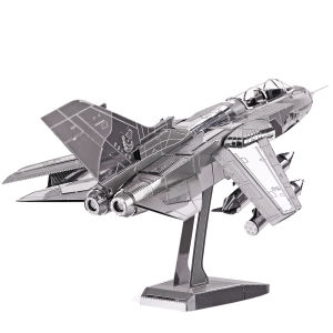 Piececool 3D Metal Puzzles for Adults Tornado Fighter Jets DIY Building Blocks Puzzle Model Kits Birthday Gift for Kids